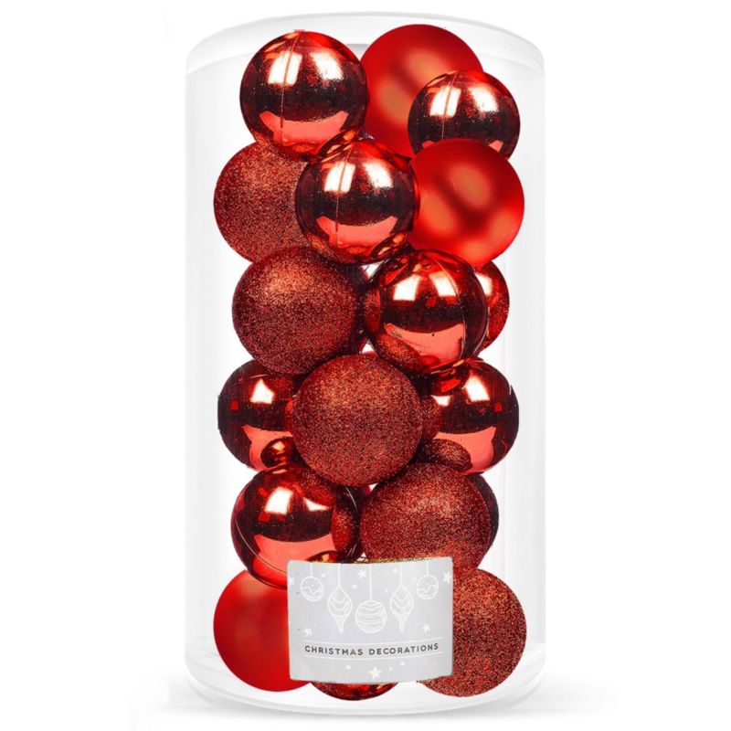 Bombki choinkowe na choinkę Springos 4 cm zestaw 20 szt.