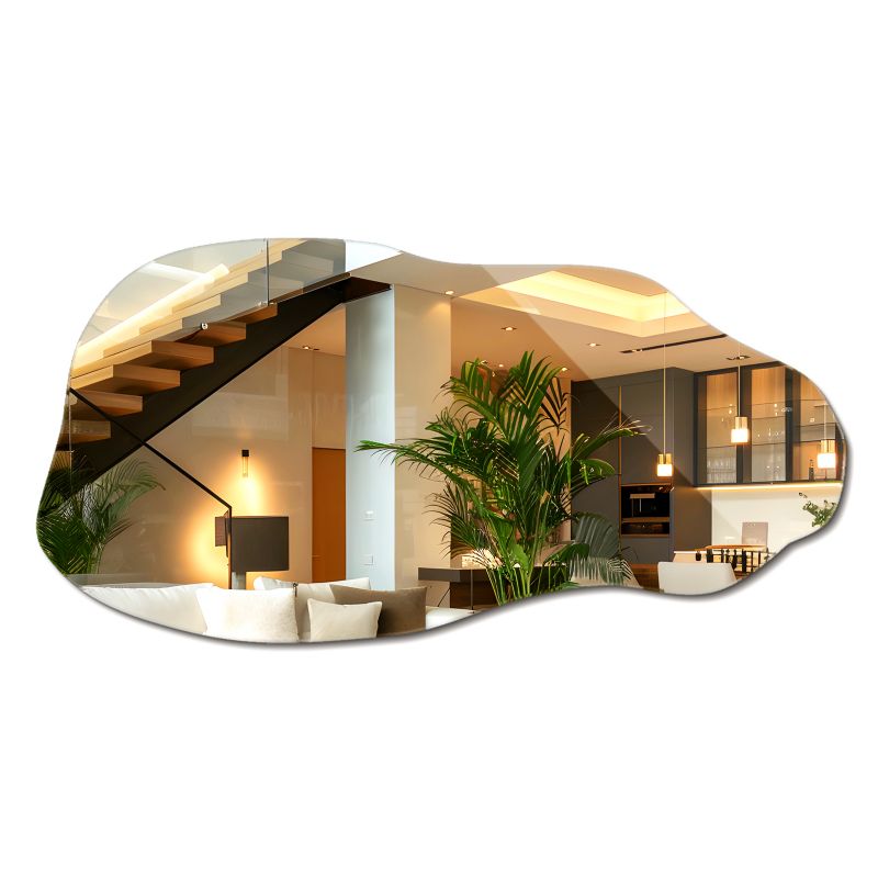 Lustro Ścienne Dekoracyjne ArtPrintCave 50 x 100 cm Do Łazienki Sypialni Przedpokoju 1 szt.