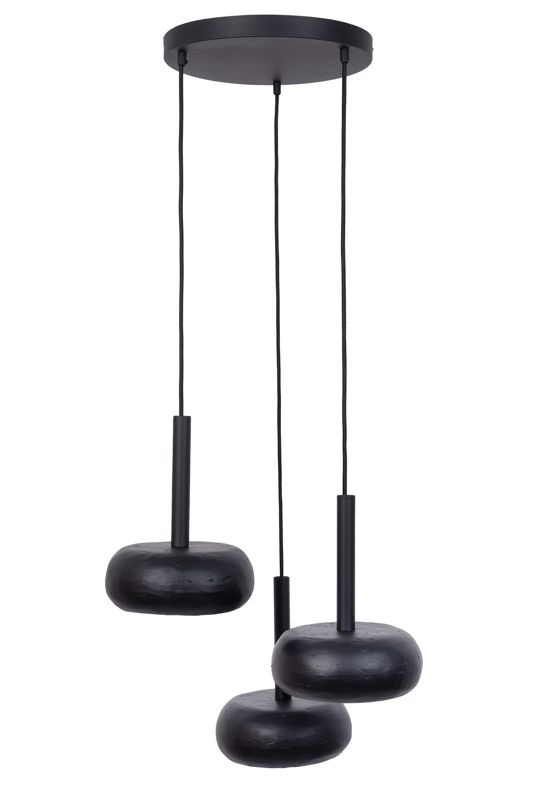 Lampa wisząca Sigma Lighting Otto czarna wym: 120 x 48 x 48 cm 3xGX53 x 1 szt.