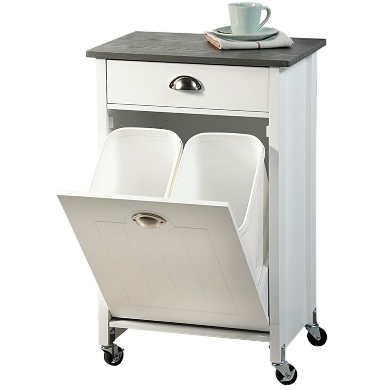 Wózek kuchenny KESPER na kółkach z koszem na odpady 1 szt.