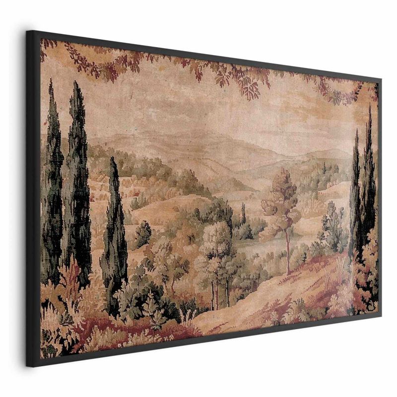 Plakat Artgeist Śródziemnomorski krajobraz 40x60 cm z ramą czarną 1 szt