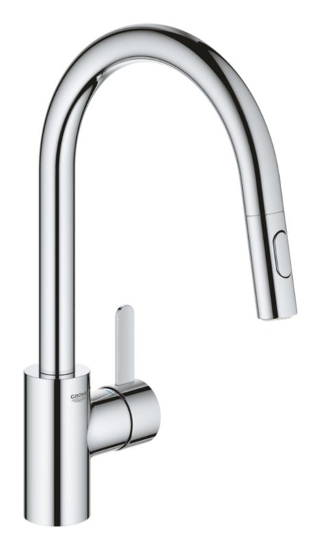 Bateria Kuchenna Grohe Eurosmart Cosmopolitan Chrom, Wyciągana Wylewka 1 szt.