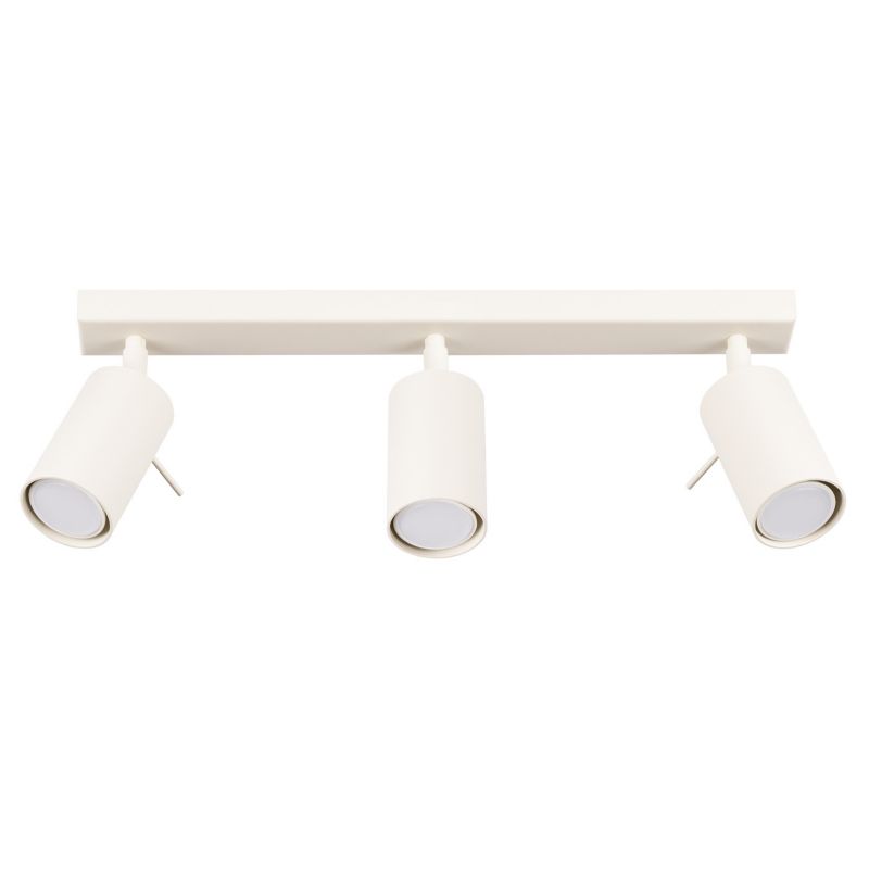 Oprawa sufitowa Sollux Lighting Ring beżowy 3 x GU10 x 10W IP20 wym: 17 x 45 x 6 cm - 1 szt.