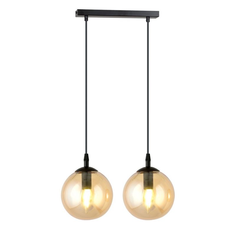 Lampa wisząca Emibig Cosmo czarno-miodowy wym: 100 x 40 cm 2xE14 x 40W 1 szt.