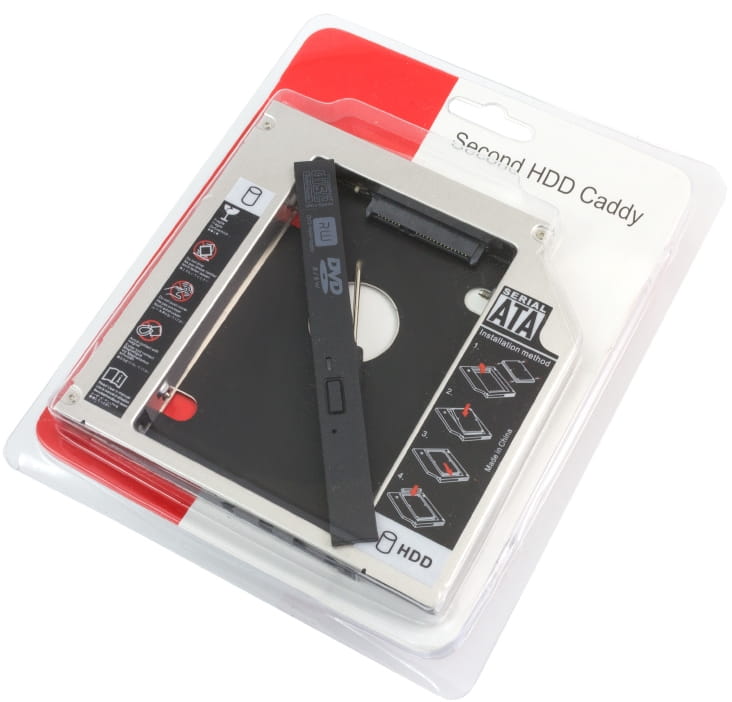 Kieszeń na dysk 2,5" slot CD 12,7 AK184A - Henryx24