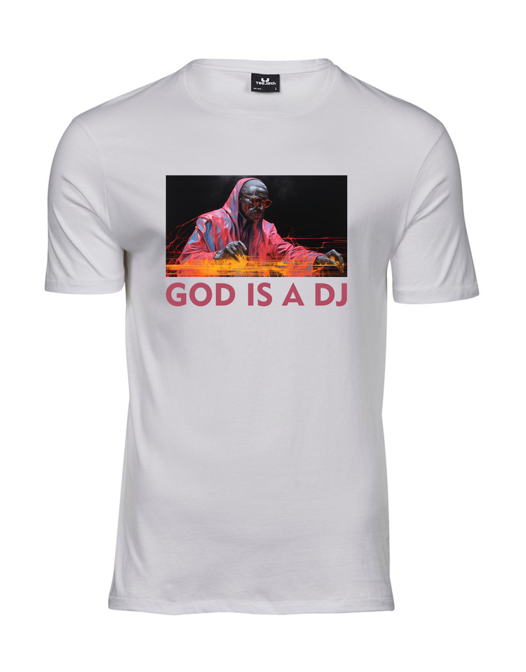 Koszulka męska T-Shirt | GOD IS A DJ | Luxury Elite Gent