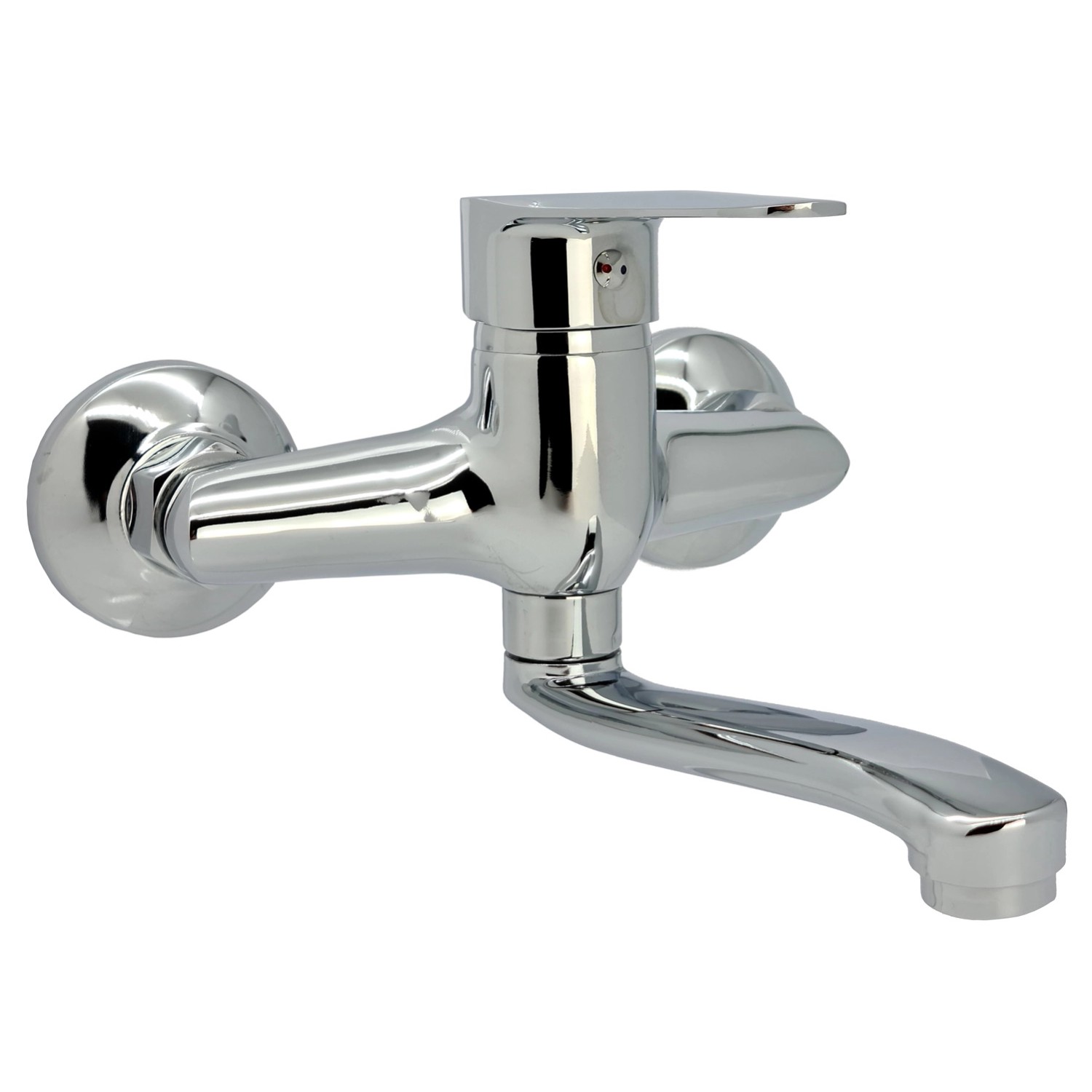 Liveno Bateria ścienna umywalkowa Alfa chrom