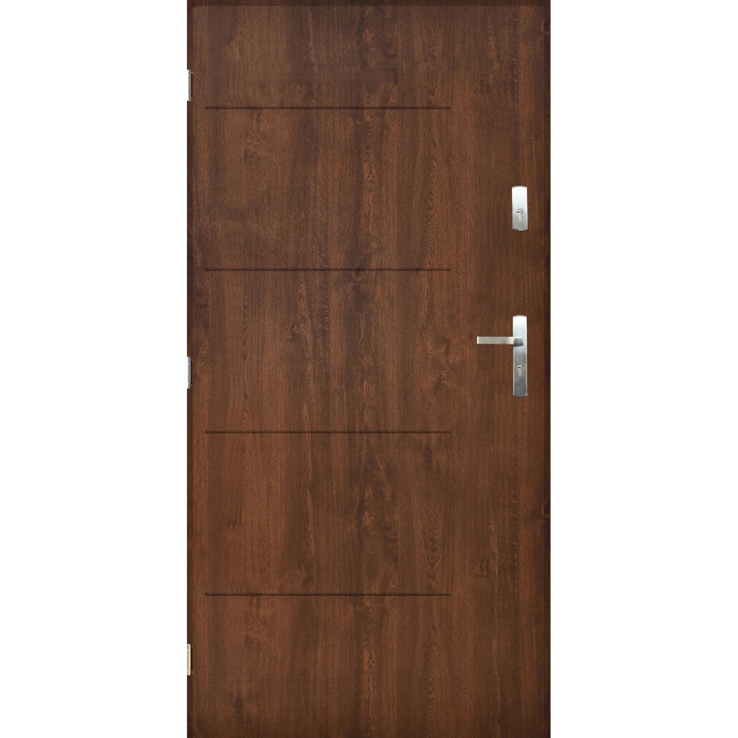 Sedro Drzwi zewnętrzne stalowe Kordoba orzech 80L