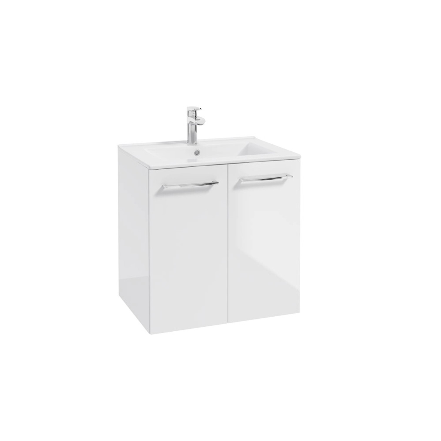 Defra Szafka Metro 2-drzwiowa podumywalkowa biała 60x45cm