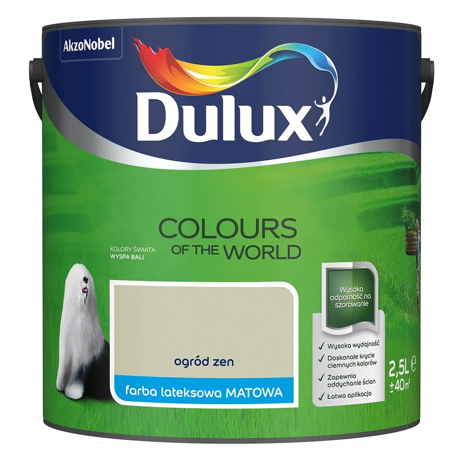 Farba Dulux Kolory Świata ogród zen 2,5 l