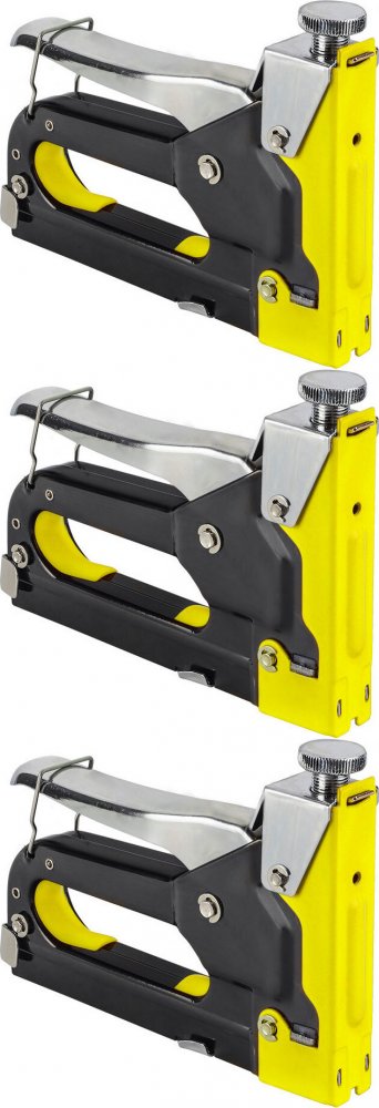 3x Zszywacz tapicerski/taker Grand GR-T01, żółty