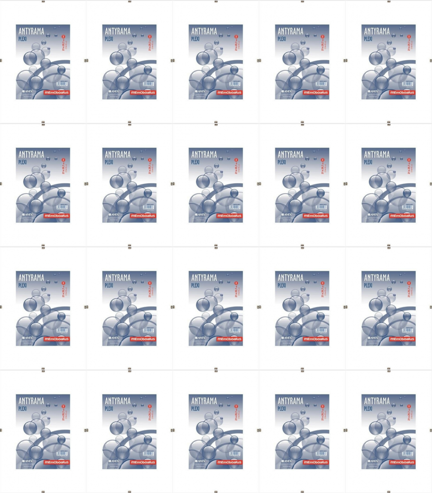 20x Antyrama Memoboards, pleksi, A4 (21x29,7cm)
