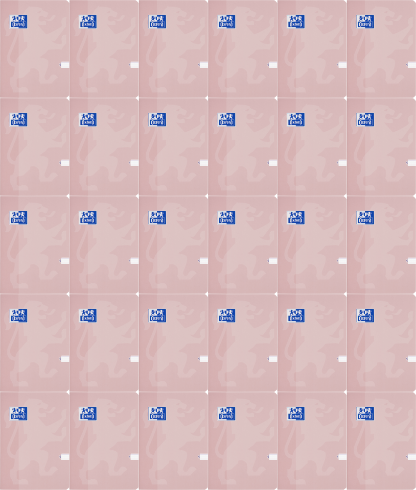 80x Zeszyt w wąskie kolorowe linie Oxford Touch Pastel, A5, miękka oprawa, 32 kartki, mix kolorów pastelowych