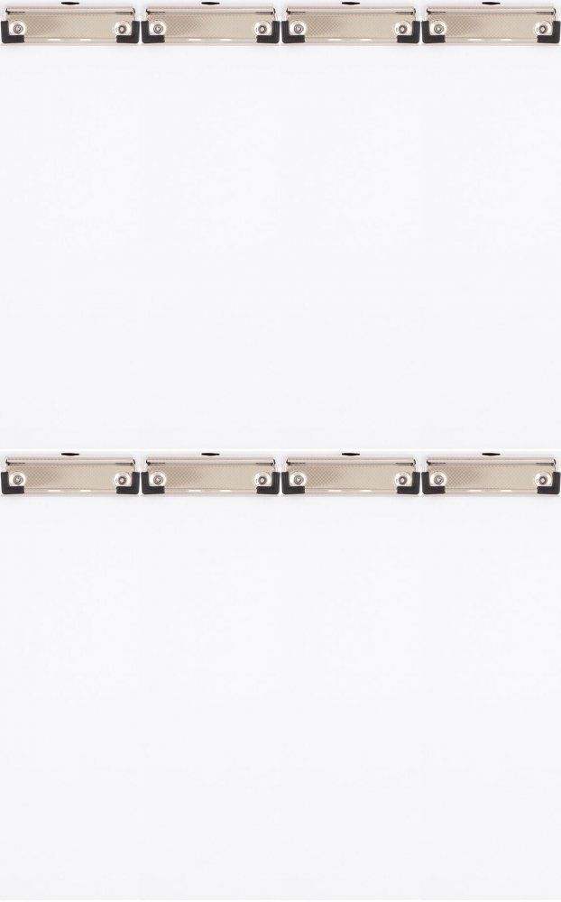 8x Clipboard D.Rect, A4, biały