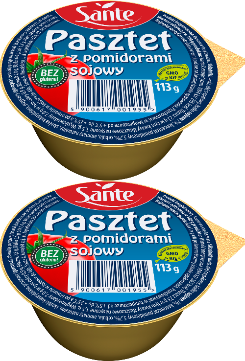 2x Pasztet sojowy Sante z pomidorami, 113g