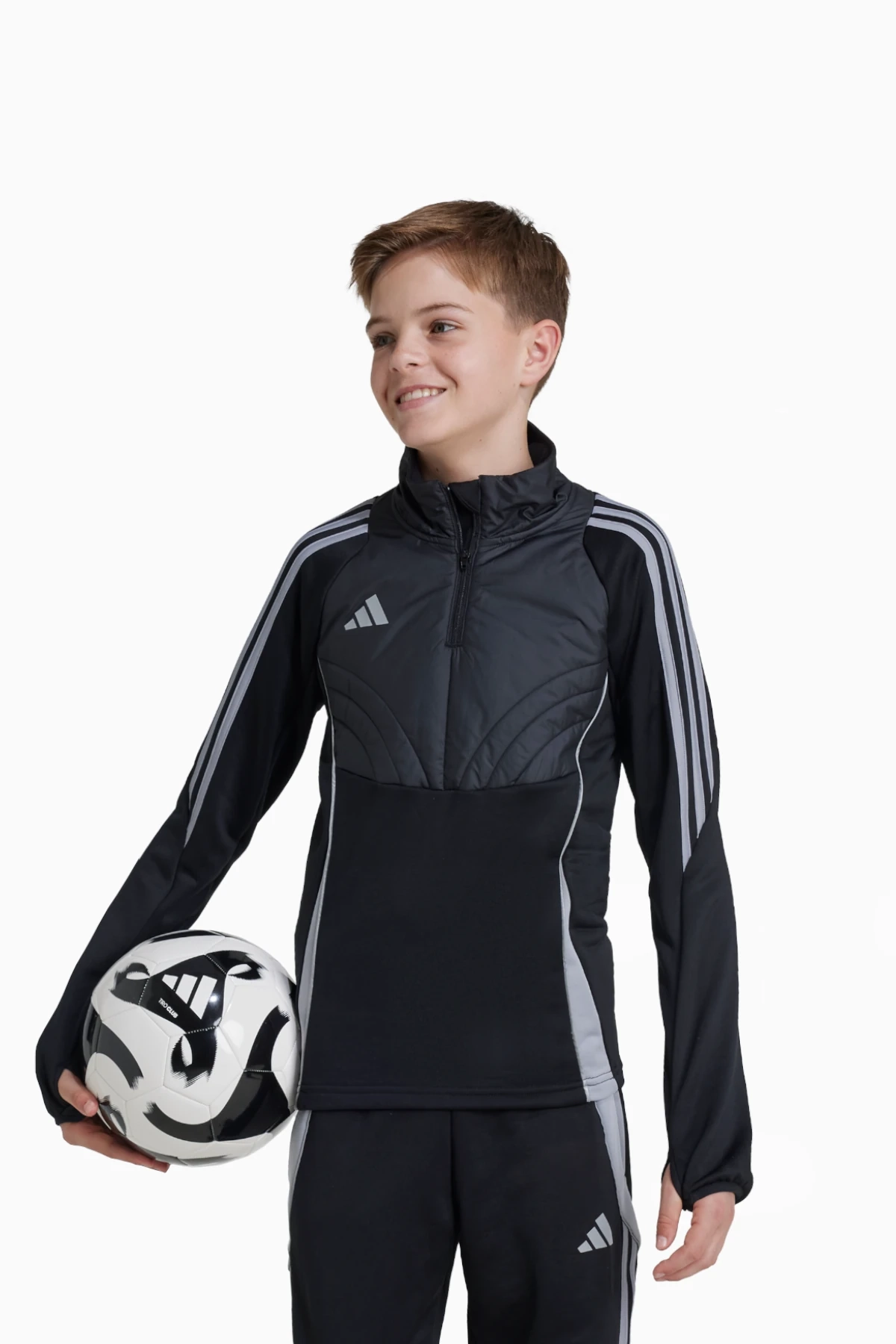 Bluza adidas Tiro 24 Winterized Top Junior - Czarny