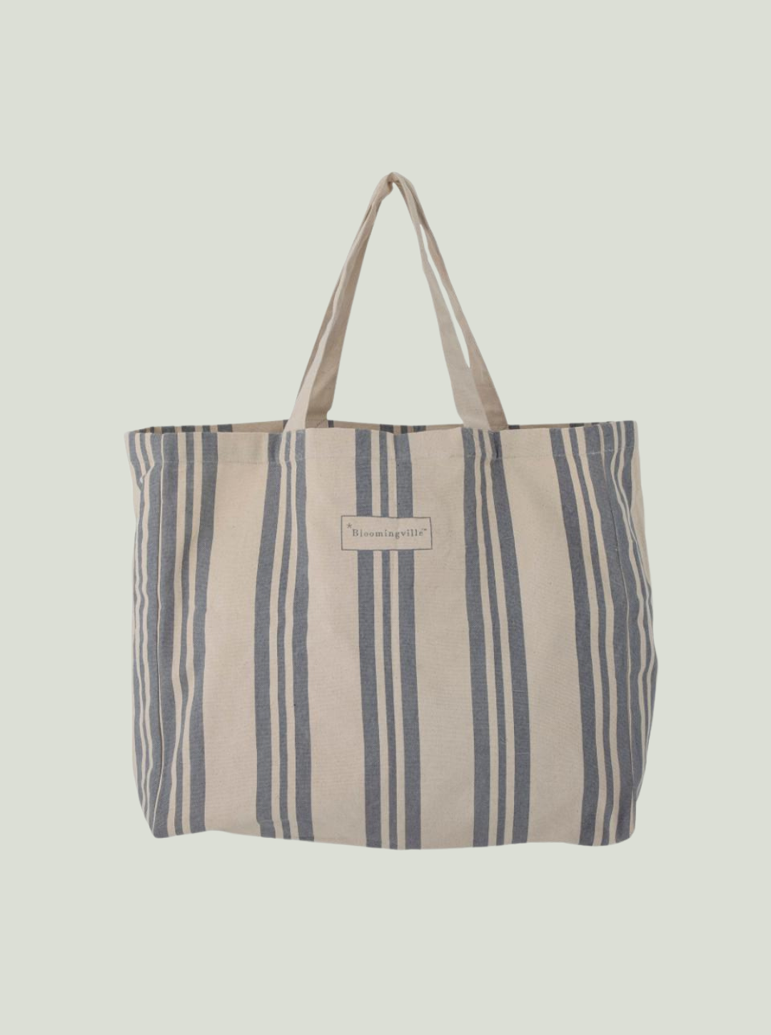 Torba na zakupy Trina, niebieska, ​​bawełniana Bloomingville