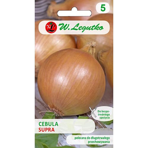 1 szt, Zwiebel Supra - Samen: Ilość w opakowaniu: 5 g