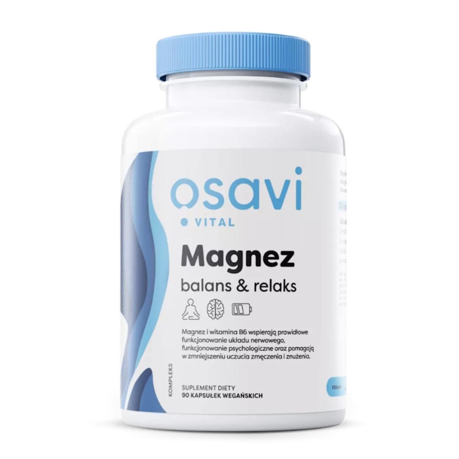 Osavi magnez, balans i relaks, 90 kapsułek