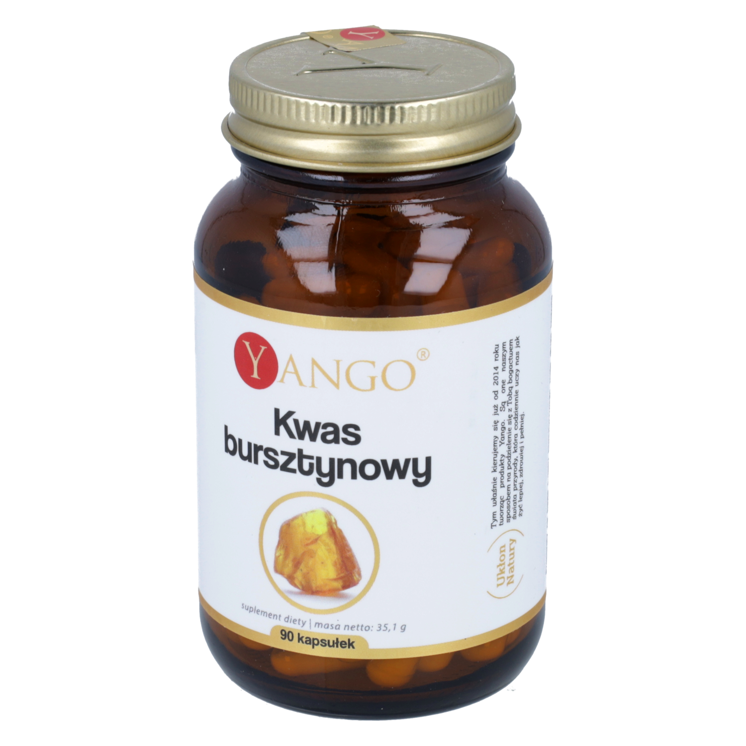 Yango kwas bursztynowy, 90 kapsułek