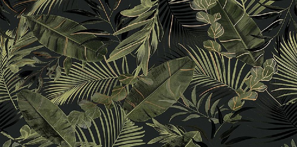 Tubądzin Zimba dekor ścienny 119,8x59,8 cm zielona