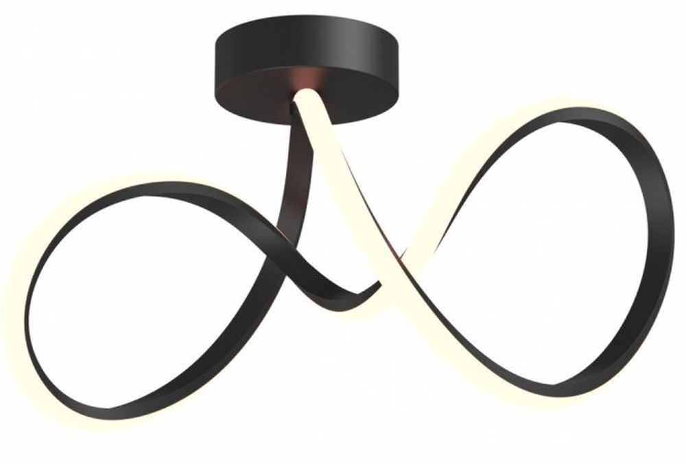 Zuma Line Clint lampa podsufitowa 1x26W czarna MX6347-1-3BT