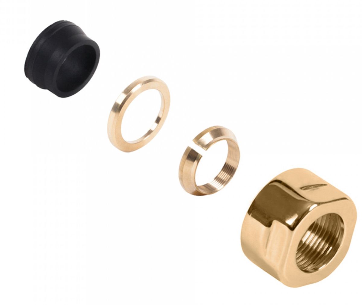 Terma adapter na miedź 24x19 złoty TGAZL003