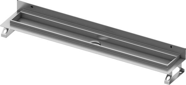 Tece Drainline rynna prosta z wygiętym kołnierzem i taśmą uszczelniającą SealSystem 601501