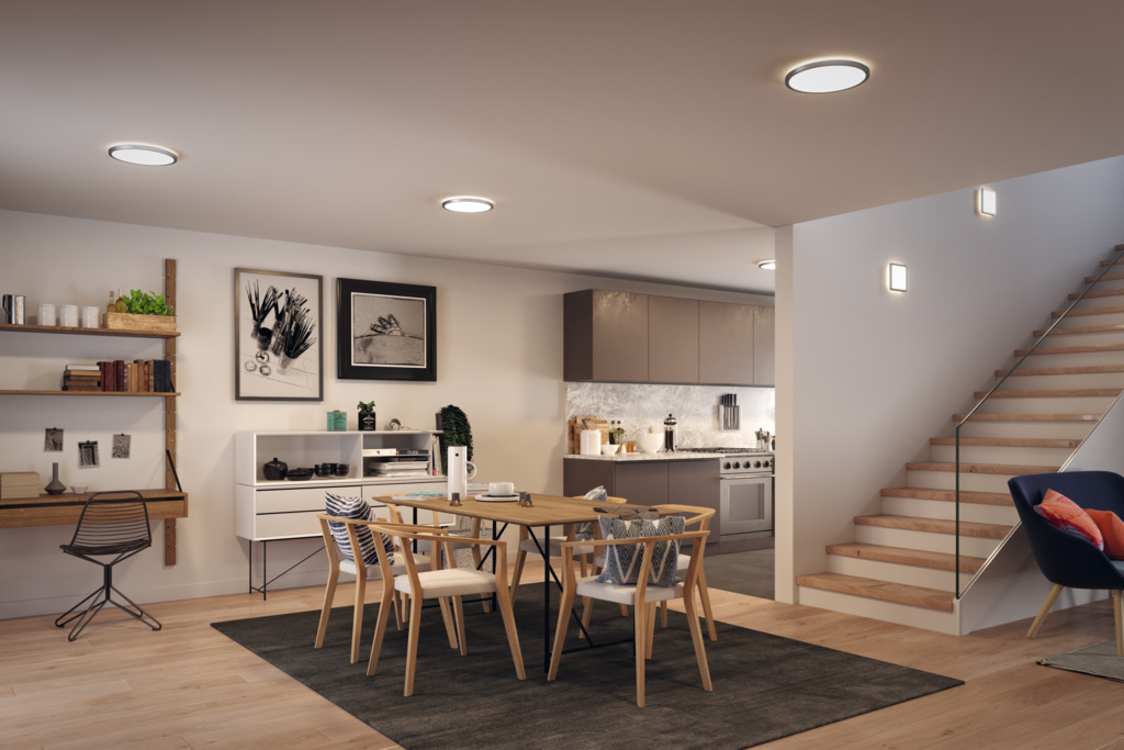 Paulmann Atria Shine plafon 1x16W LED chrom mat 71005 - Wysyłka w 24h