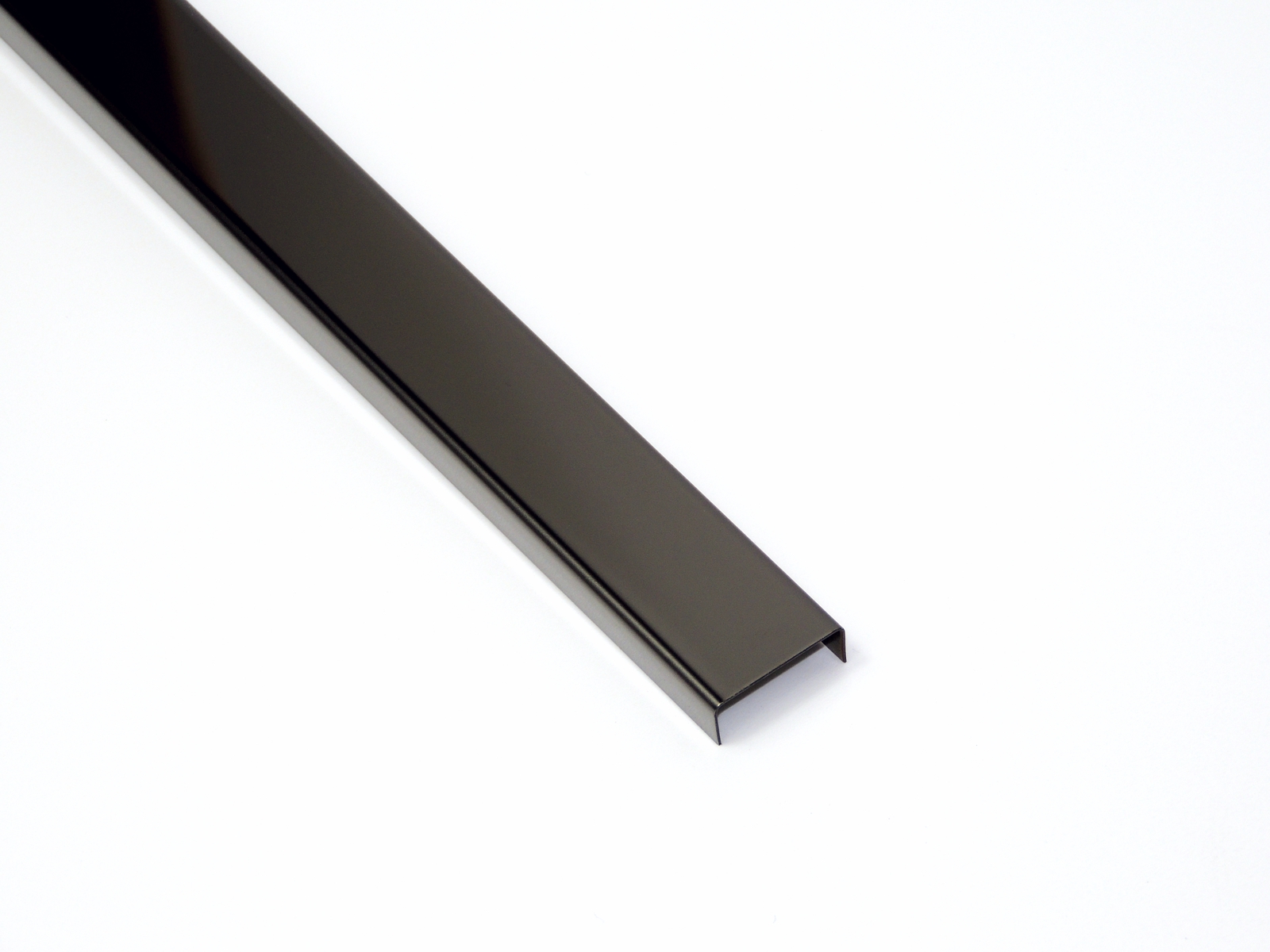 Profil Decor listwa do glazury 1x270 cm stal nierdzewna czarny poler