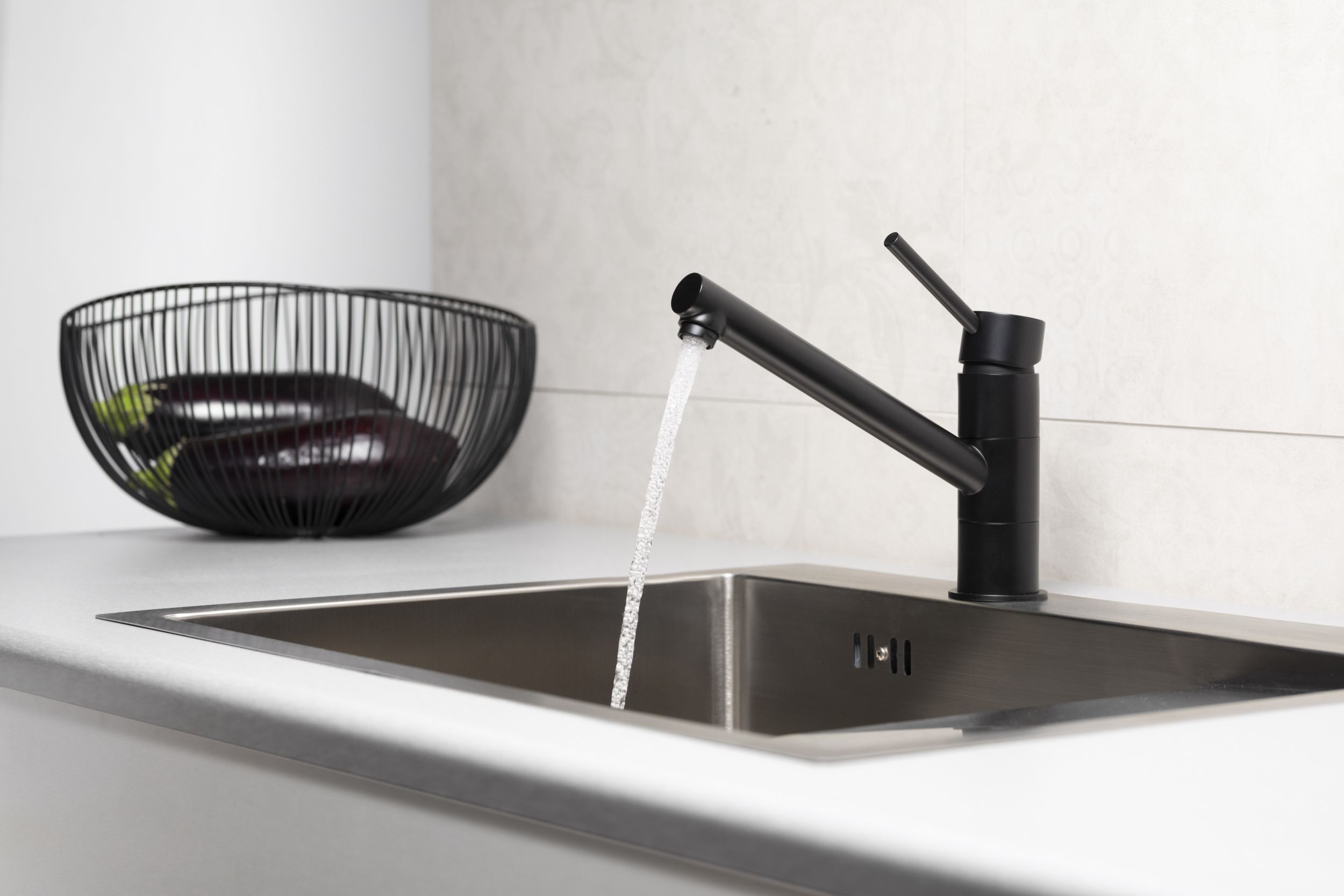 KFA Armatura Andra bateria kuchenna stojąca czarny mat 6533-915-81