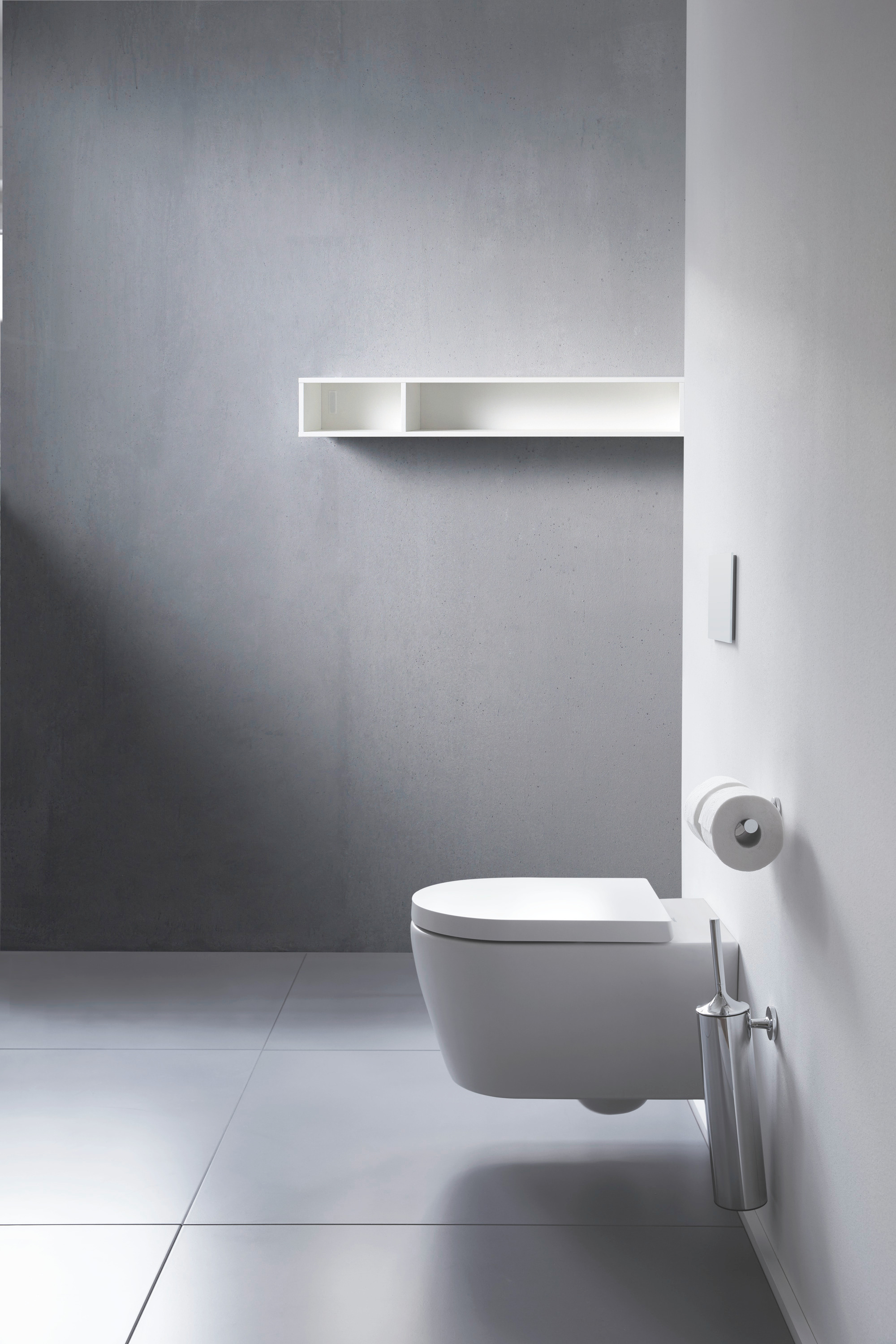 Duravit Starck T szczotka toaletowa z rączką ścienna chrom 0099461000 - Wysyłka w 24h