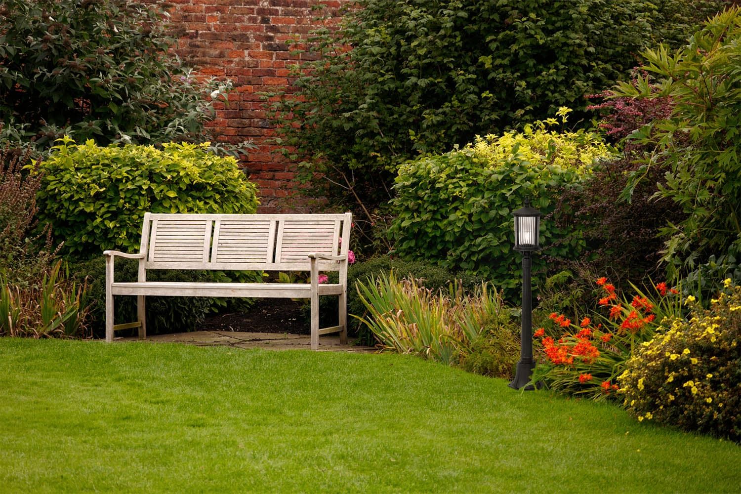 Kaja Miami lampa stojąca zewnętrzna 1x60 W czarna K-8222