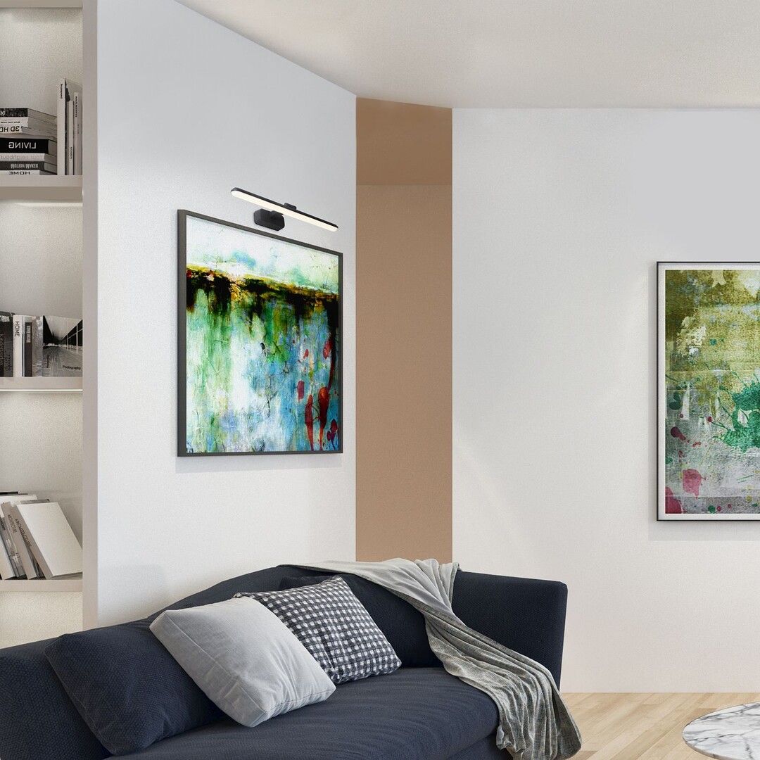 Rabalux Nabil kinkiet 1x15W LED czarny mat/biały 71147