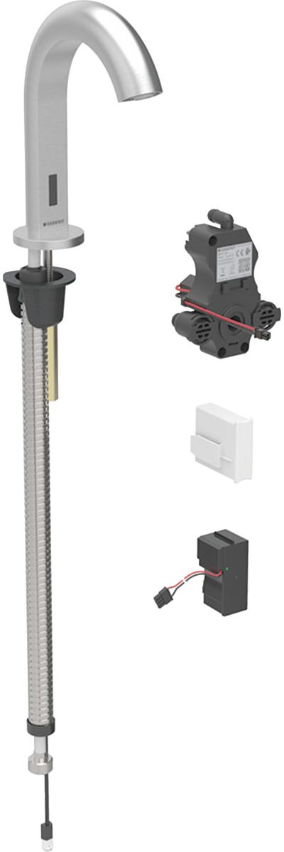 Geberit Piave bateria umywalkowa stojąca elektroniczna stal 116.181.SN.1