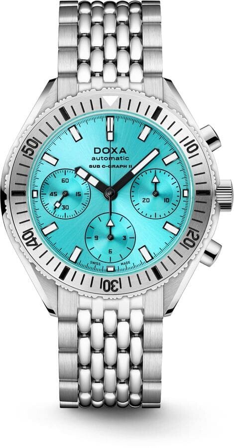 Zegarek męski DOXA SUB SUB 200 C-GRAPH II Aquamarine 797.10.241.10