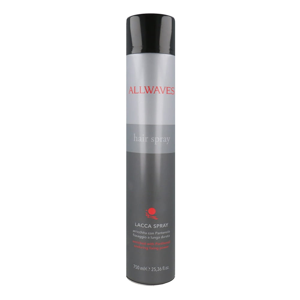 Mocno utrwalający lakier do włosów Allwaves Hair Spray 750 ml