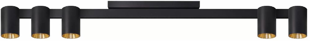 Darmowa Dostawa - Lampa podsufitowa 5x12 W czarna Goldlux Maribel 326188