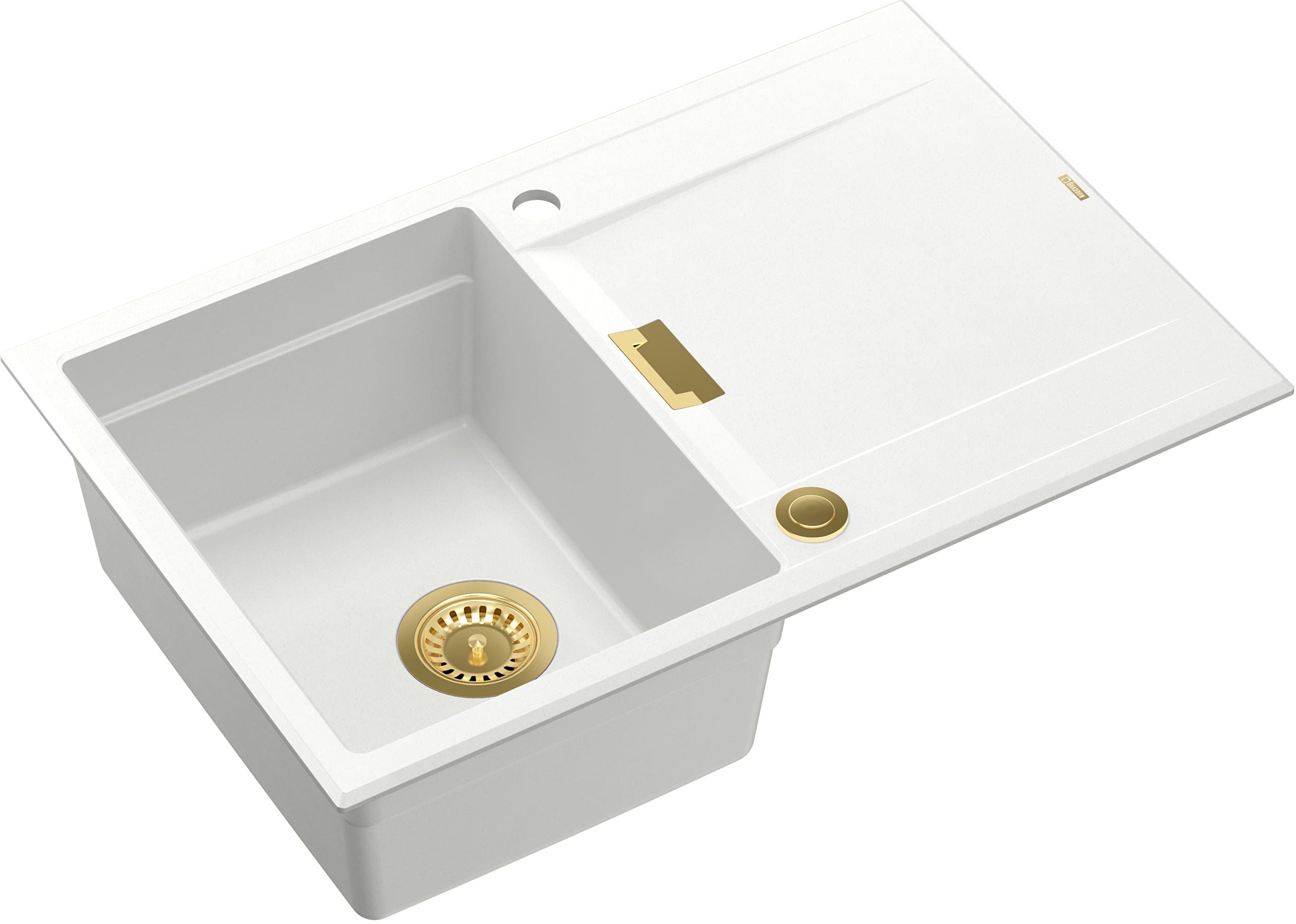 Darmowa Dostawa - Zlewozmywak GraniteQ 76x50 cm Quadron Owen HQO7650U1PVDG1