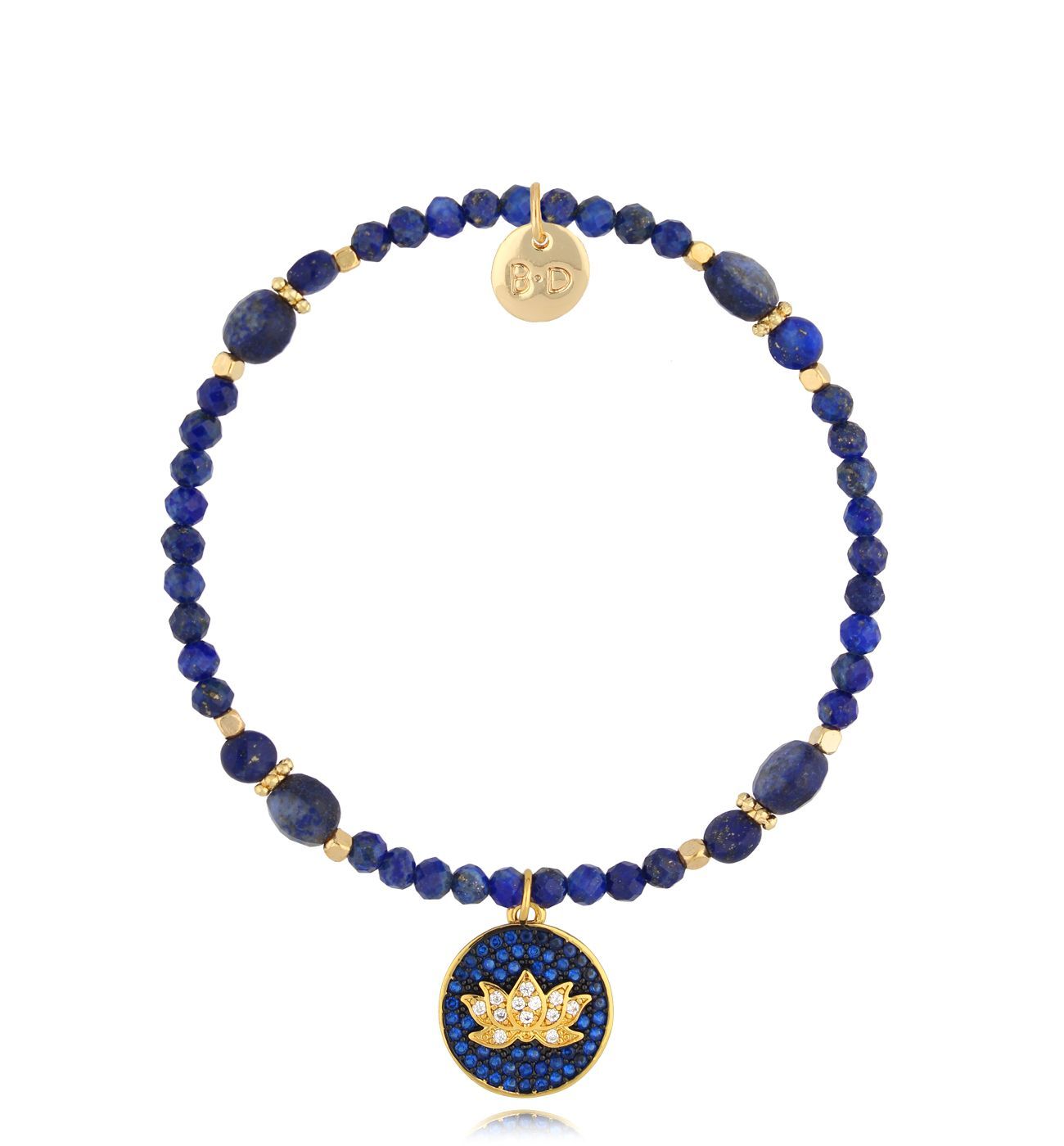 Bransoletka z lapisami Fleur de lotus BTW2102