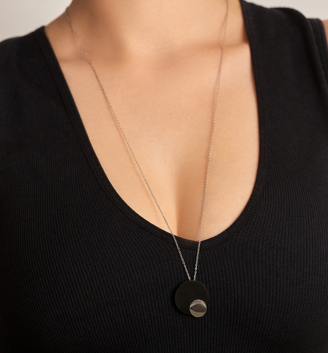 Naszyjnik srebrny z zawieszką Splendida - By Dziubeka