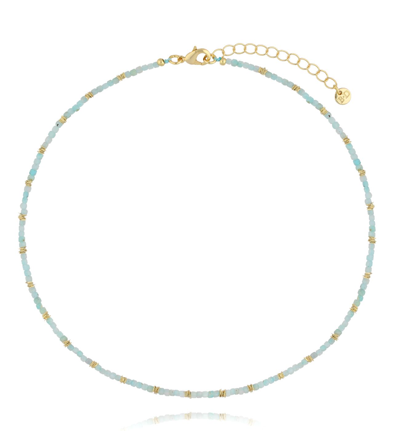 Naszyjnik z amazonitami - By Dziubeka