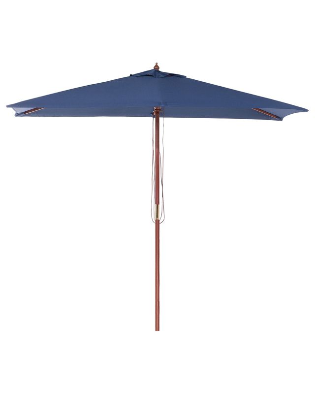 Parasol ogrodowy 144 x 195 cm niebieski Flamenco 1 szt.