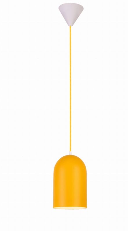 Lampa sufitowa wisząca Candellux Oss żółta wym: 110 x 15 x 15 cm 1xE27 x 40W 1 szt.
