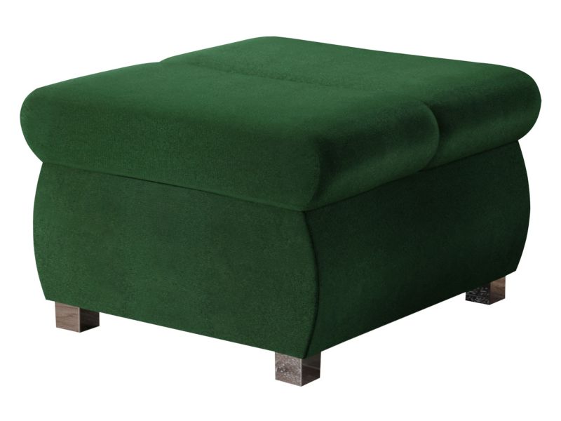 Pufa MIRJAN 24 Bangkok Mała plusz butelkowa zieleń 1 szt.