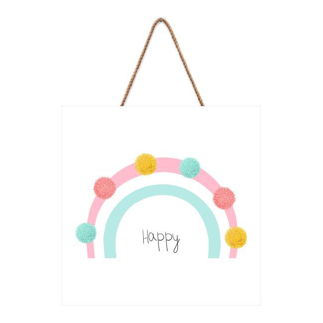 Tabliczka ozdobna Tęcza 30 x 30 cm