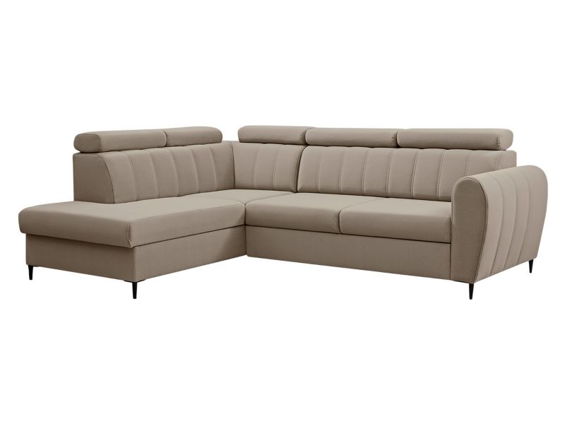 Narożnik z funkcją spania MIRJAN 24 Forio L lewy jasny beż 1 szt.