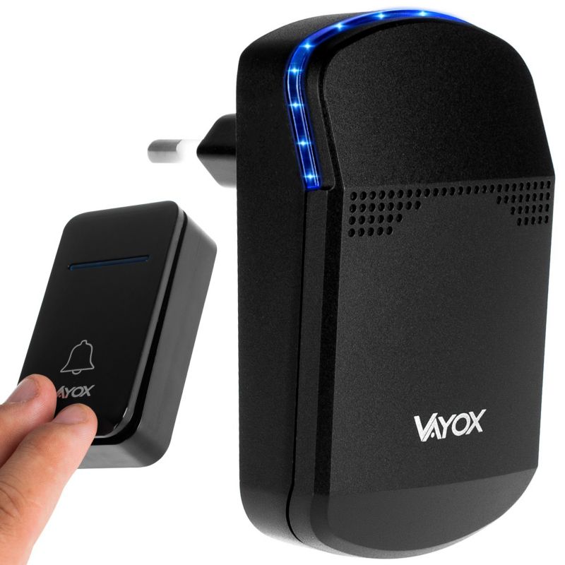 Dzwonek bezprzewodowy Vayox VA0287 kinetyczny bezbateryjny 1 szt.