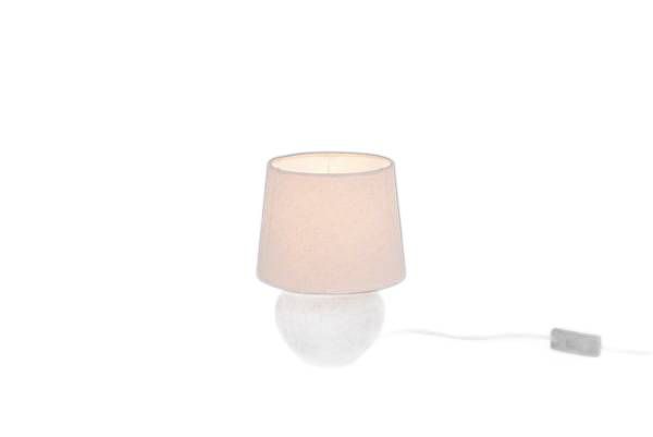 Lampka stołowa RL Lou brązowo-beżowa 1 x E14 x 40W IP20 wym: 25 x 18 x 18 cm tkanina - 1 szt.