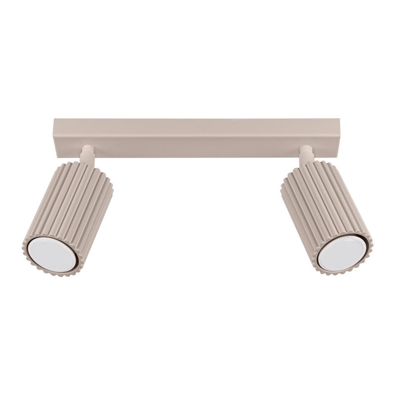Spot reflektor natynkowy Sollux Lighting KARBON taupe 2xGU10x10W wym:16,5x30x6,5cm IP20 -1 szt.